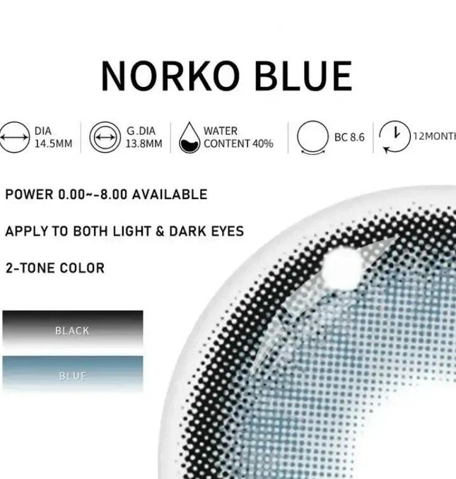 Norko Blue - 2 lenses - Followlens
